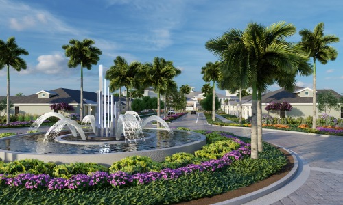 Boardwalk and Scenic Fountains Cover Image